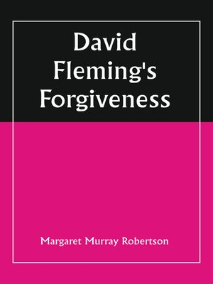 cover image of David Fleming's Forgiveness